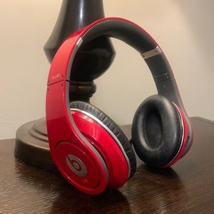 Red Beats by Dre Studio Wired Over the Ear Headphones